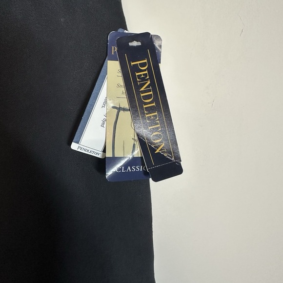 Pendleton Women's Black Classic Pants Straight Cut Pants Size 14 X 31 NWT - Picture 6 of 6